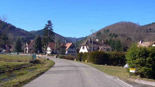 Entrée du village de Lalaye par la D97 - Lalaye (67220) - Bas-Rhin