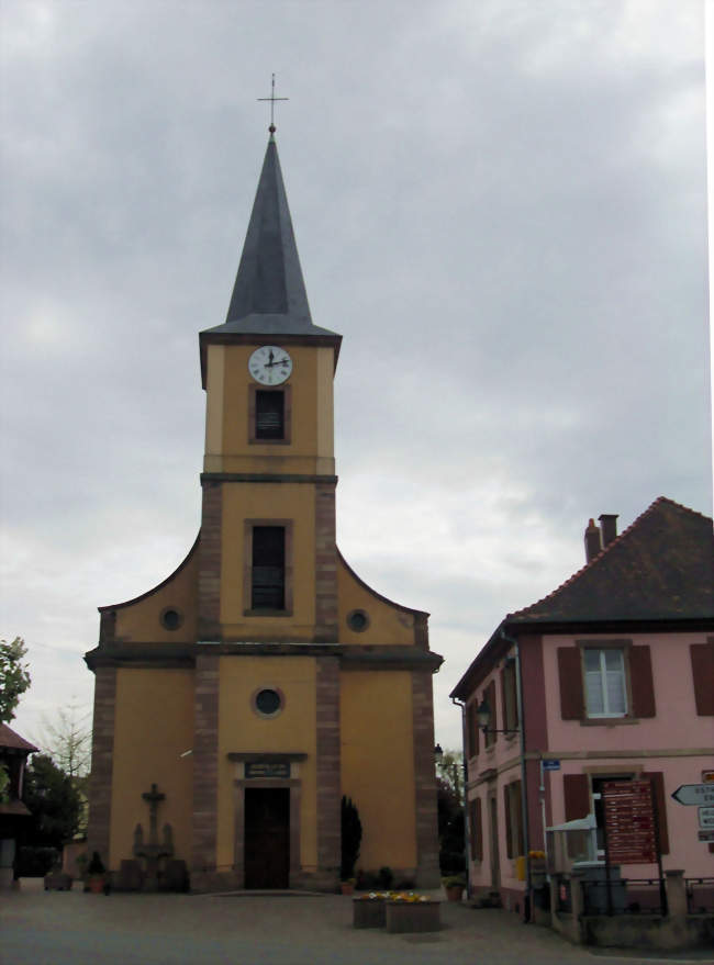 L'église Saint-Sigismond à Matzenheim - Matzenheim (67150) - Bas-Rhin
