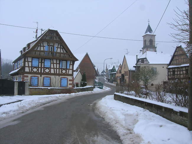 Niedermodern sous la neige - Niedermodern (67350) - Bas-Rhin