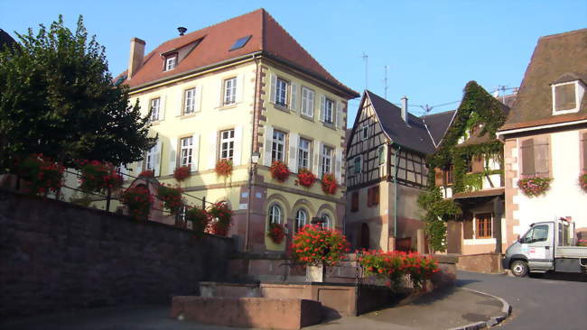 Vue de la mairie d'Orschwiller - Orschwiller (67600) - Bas-Rhin