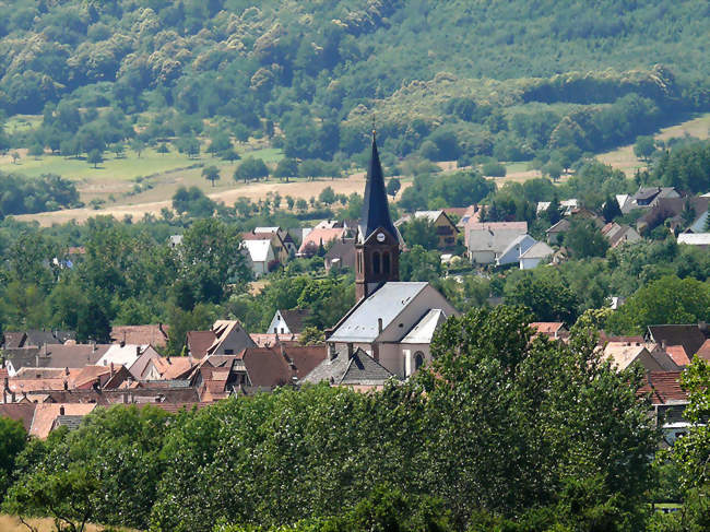 Le village vu du Bari - Otterswiller (67700) - Bas-Rhin