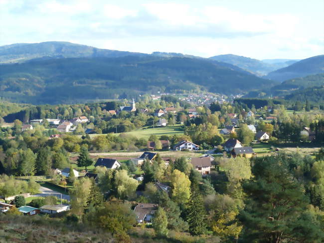 Vue du village de Plaine - Plaine (67420) - Bas-Rhin
