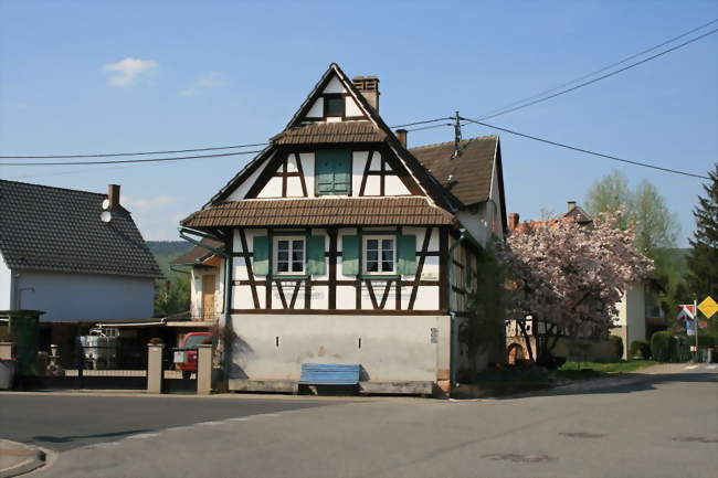 Une maison à colombages - Preuschdorf (67250) - Bas-Rhin