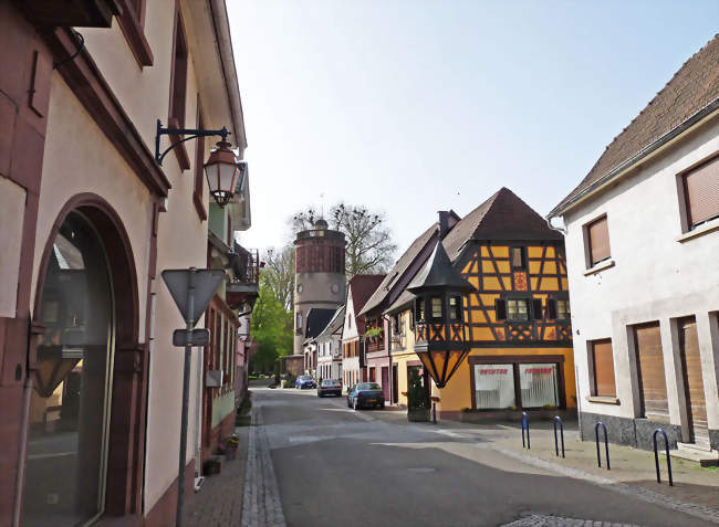 La rue du Château - Reichshoffen (67110) - Bas-Rhin