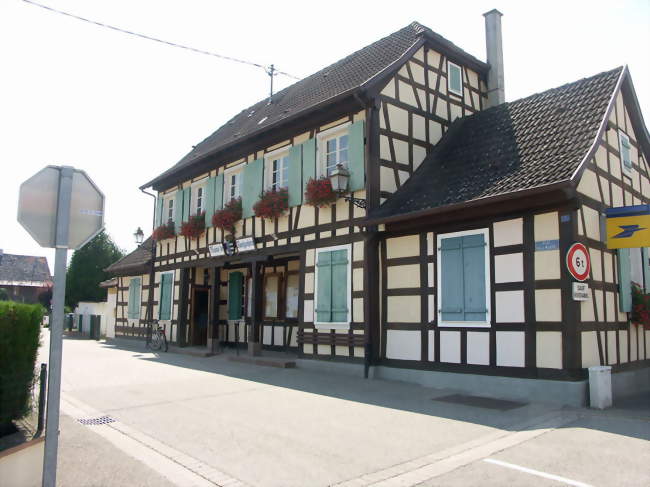 La mairie de Rountzenheim,une maison à colombages - Rountzenheim (67480) - Bas-Rhin