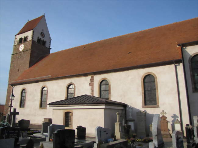 L'église Saint-Jean-Baptiste - Saessolsheim (67270) - Bas-Rhin