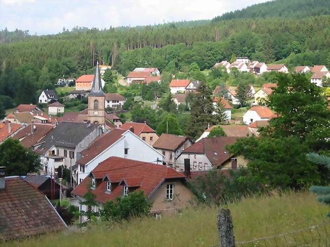 Le village en fin d'après-midi - Saint-Blaise-la-Roche (67420) - Bas-Rhin