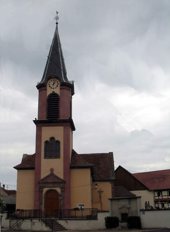 L'église Saint-Léger - Schaeffersheim (67150) - Bas-Rhin