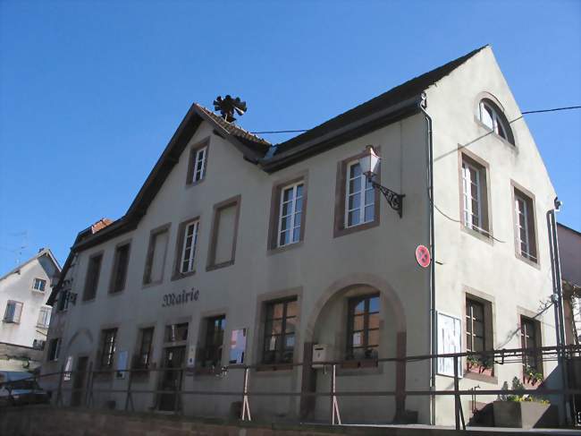 La mairie de Scharrachbergheim - Scharrachbergheim-Irmstett (67310) - Bas-Rhin
