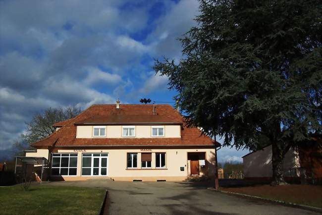 La mairie-école - Scheibenhard (67630) - Bas-Rhin