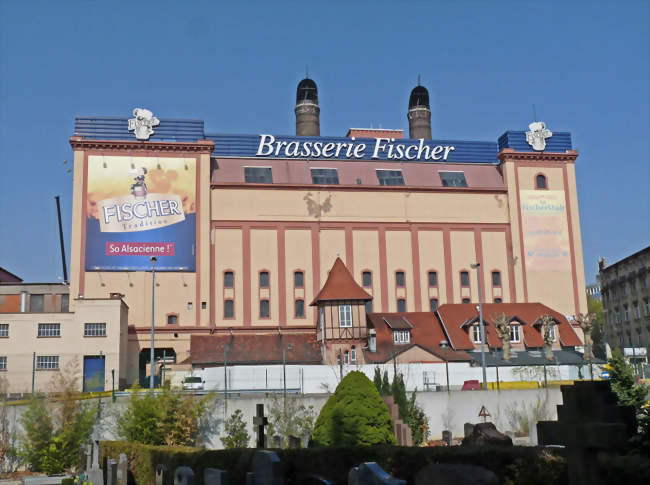 L'ancienne brasserie Fischer, à l'entrée sud de la ville - Schiltigheim (67300) - Bas-Rhin