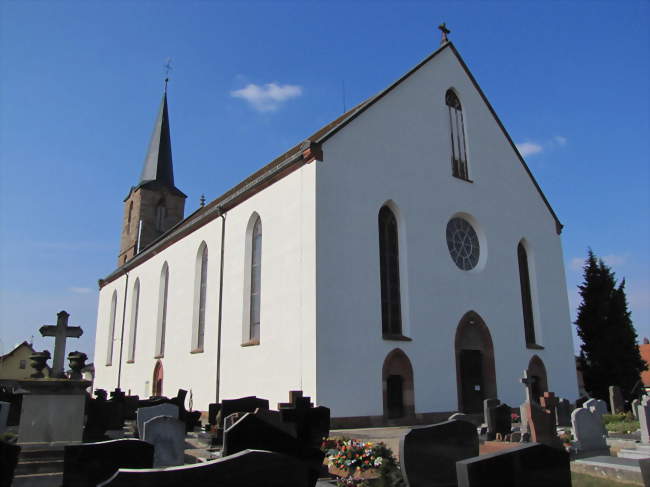 L'église Saint-Barthélémy - Schleithal (67160) - Bas-Rhin