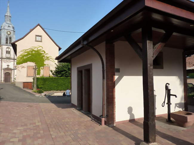 Bains de Saint-Ulrich et église d'Avenheim - Schnersheim (67370) - Bas-Rhin