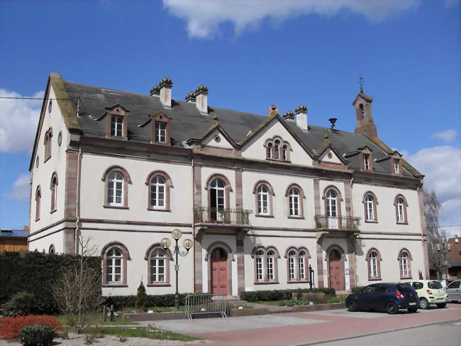 La mairie-école - Sermersheim (67230) - Bas-Rhin