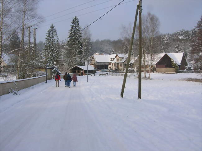 Le village sous la neige - Sparsbach (67340) - Bas-Rhin
