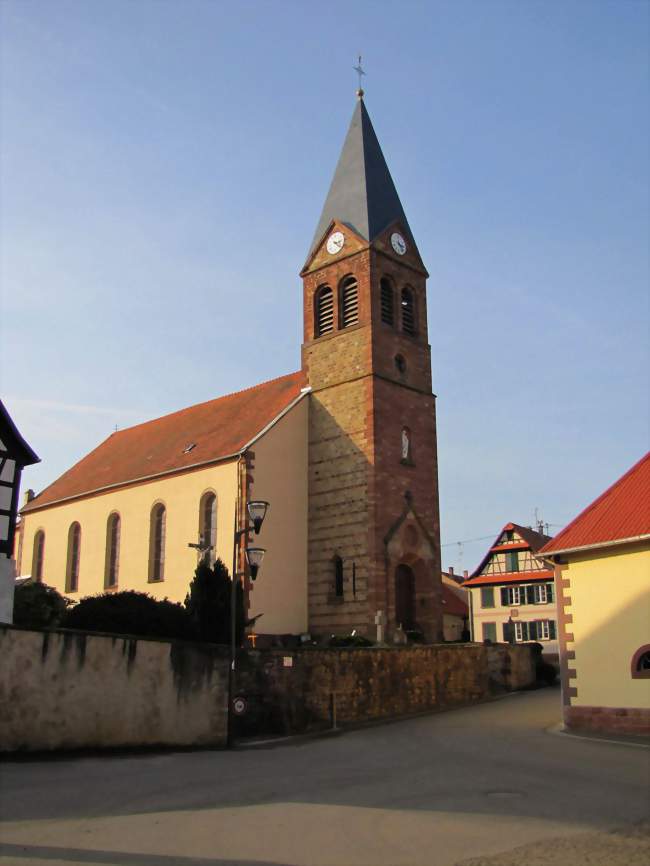 L'église Saint-Pancrace - Waldolwisheim (67700) - Bas-Rhin