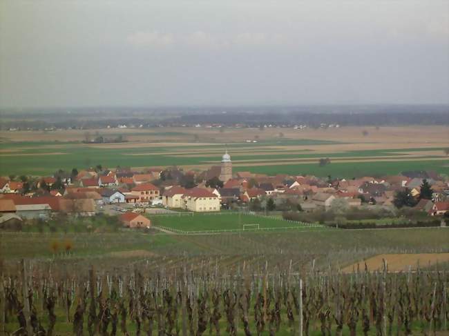 Vue du village - Bergholtz (68500) - Haut-Rhin