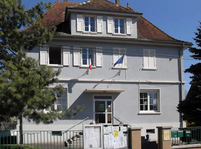 La mairie-école - Diefmatten (68780) - Haut-Rhin