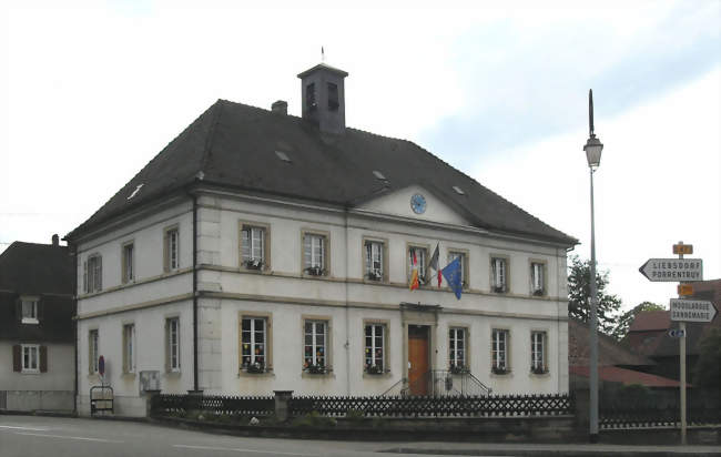 La mairie-école - Durlinsdorf (68480) - Haut-Rhin