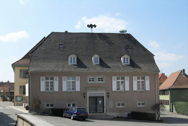 La mairie - Eschentzwiller (68440) - Haut-Rhin