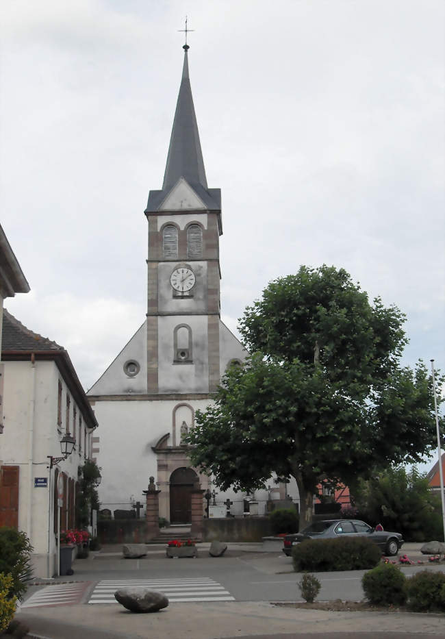 l'église Saint-Rémi - Feldkirch (68540) - Haut-Rhin