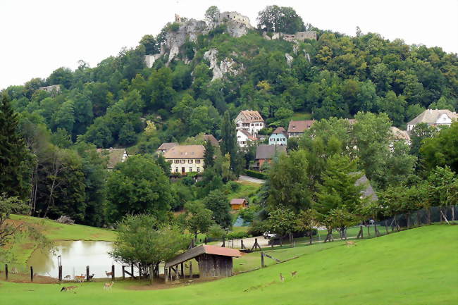 Tour Alsace - Arrivée d'étape à Ferrette