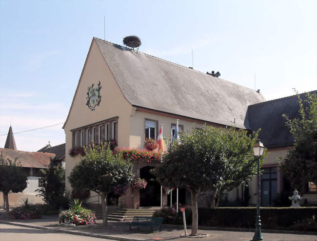 L'hôtel de ville de Guémar - Guémar (68970) - Haut-Rhin