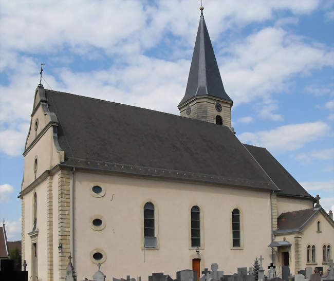 Saint-Jean-le-Baptiste, côté sud-ouest - Hirsingue (68560) - Haut-Rhin