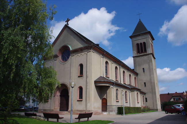 Église Saint-Jean-Baptiste à Illzach - Illzach (68110) - Haut-Rhin