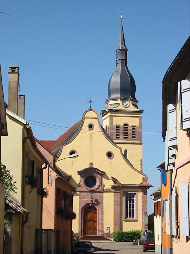L'église Saint-Barthélémy - Ingersheim (68040) - Haut-Rhin