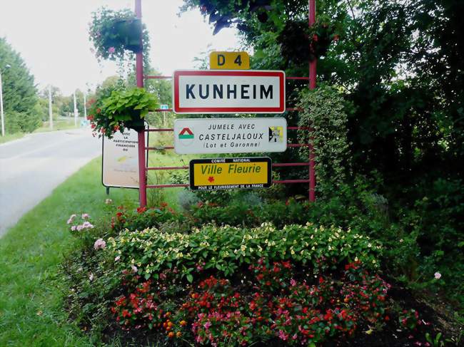 Entrée du village de Kunheim - Kunheim (68320) - Haut-Rhin