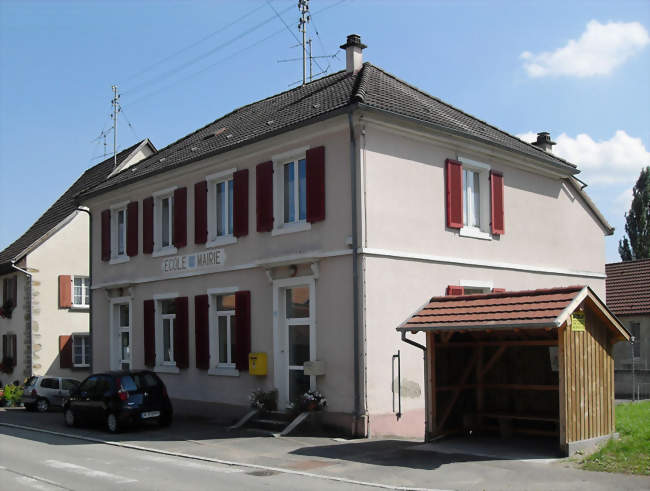 La mairie-école - Liebenswiller (68220) - Haut-Rhin