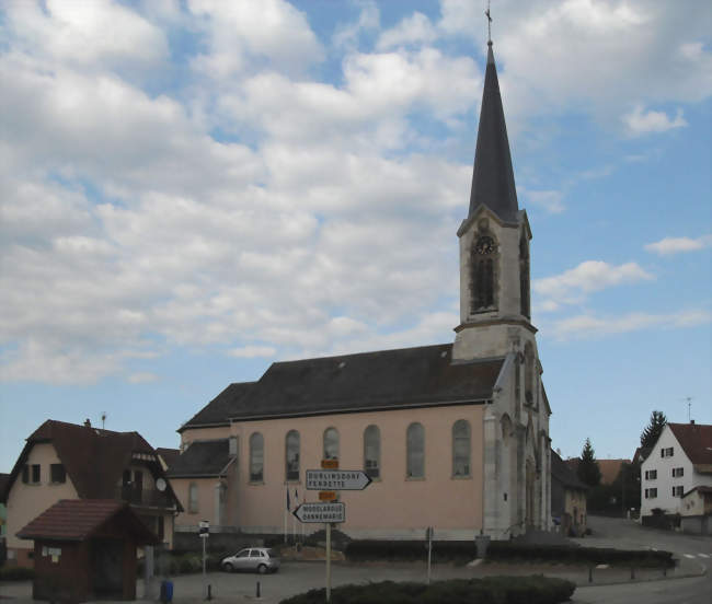 L'église Saint-Jean - Liebsdorf (68480) - Haut-Rhin