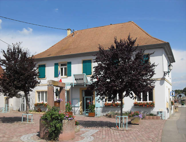 La mairie - Niederhergheim (68127) - Haut-Rhin