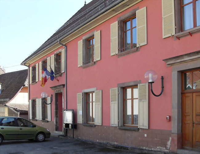 La mairie d'Oberbruck - Oberbruck (68290) - Haut-Rhin