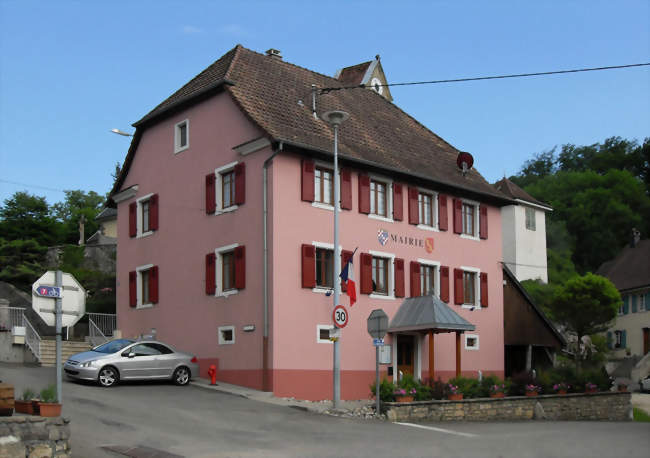 La mairie d'Oberlarg - Oberlarg (68480) - Haut-Rhin