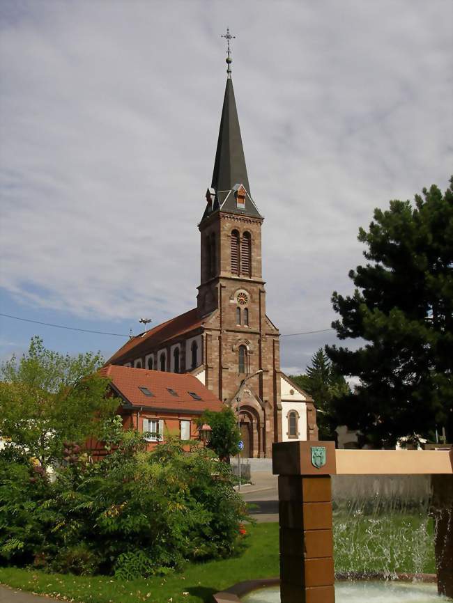 L'église Saint-Maurice de Pfastatt - Pfastatt (68120) - Haut-Rhin