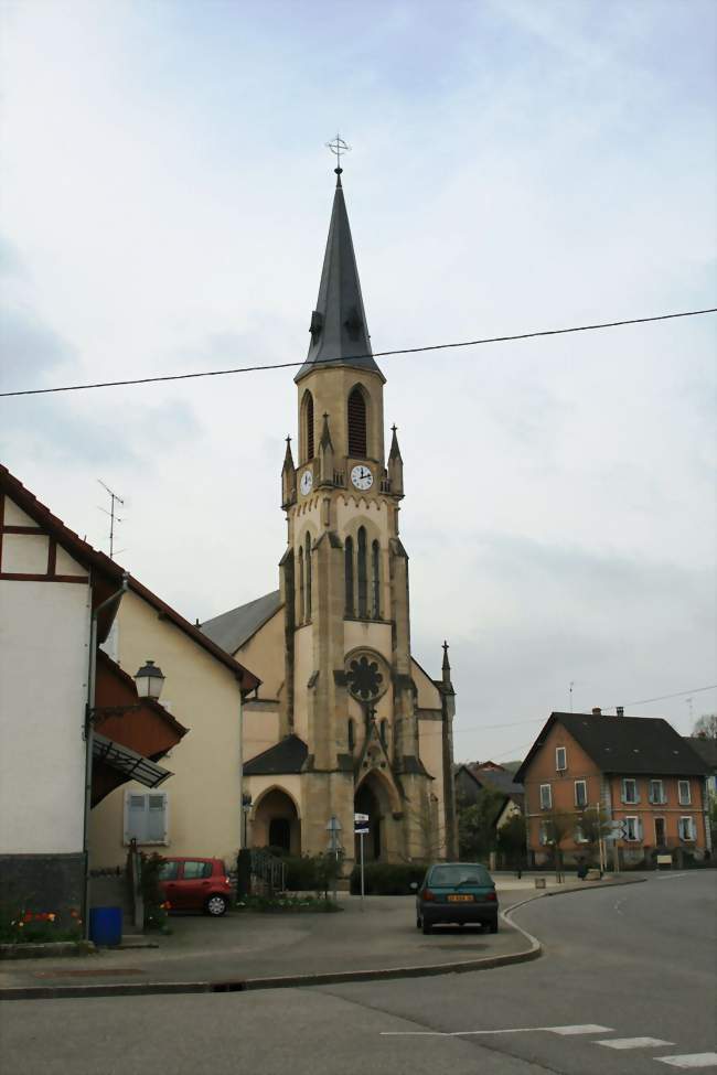 L'église de Pfetterhouse - Pfetterhouse (68480) - Haut-Rhin