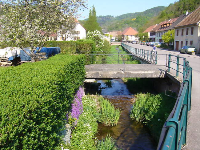 Le ruisseau du Rombach au milieu du village - Rombach-le-Franc (68660) - Haut-Rhin