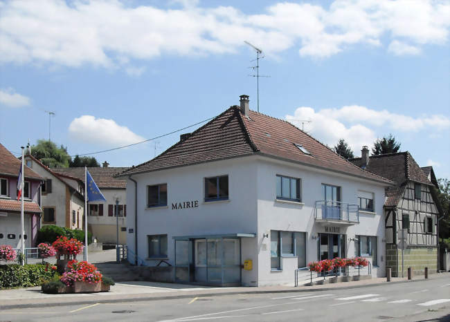 La mairie - Roppentzwiller (68480) - Haut-Rhin