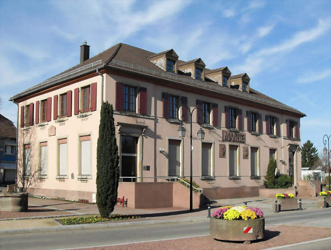 L'hôtel de ville - Sausheim (68390) - Haut-Rhin