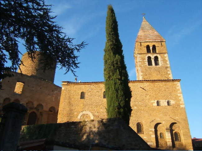 Vue du château et de la chapelle (côté Sud) - Châtillon (69380) - Rhône