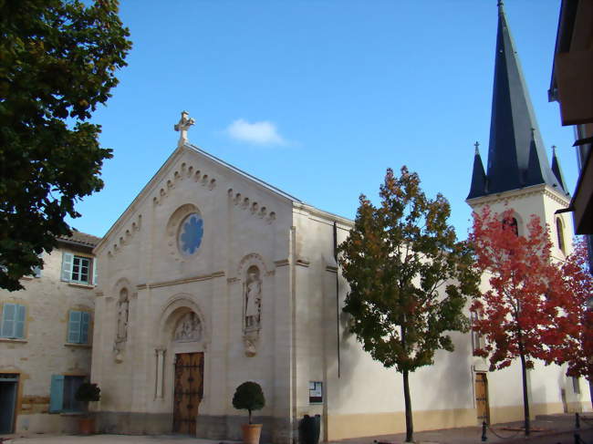 L'église de Gleizé et son clocher - Gleizé (69400) - Rhône