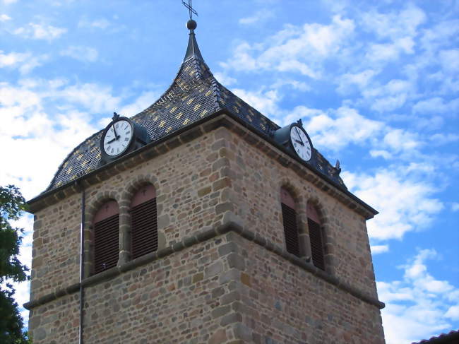 Le clocher de l'église - Longessaigne (69770) - Rhône