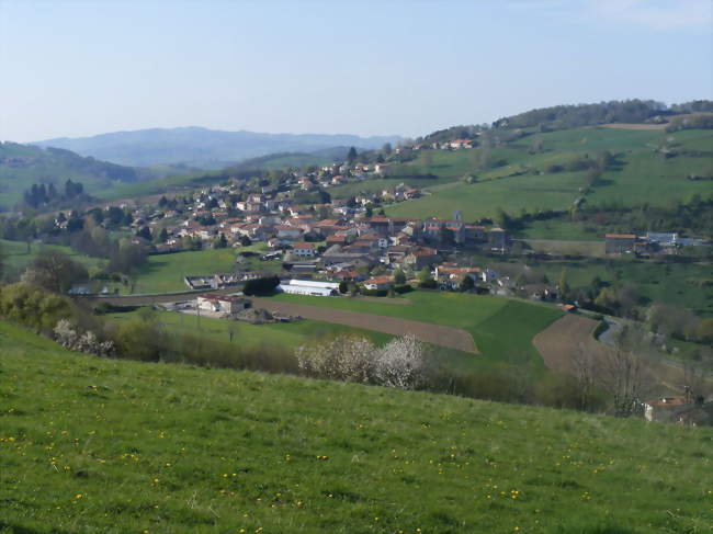 Vue générale depuis le sommet du Châtelard - Sainte-Catherine (69440) - Rhône