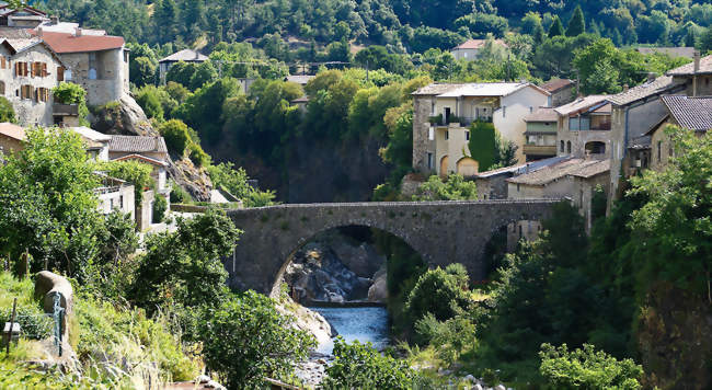 Jaujac - pont du Chastelas sur le Lignon - Jaujac (07380) - Ardèche