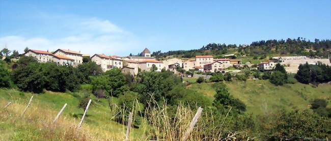 Vue sur Nozières - Nozières (07270) - Ardèche