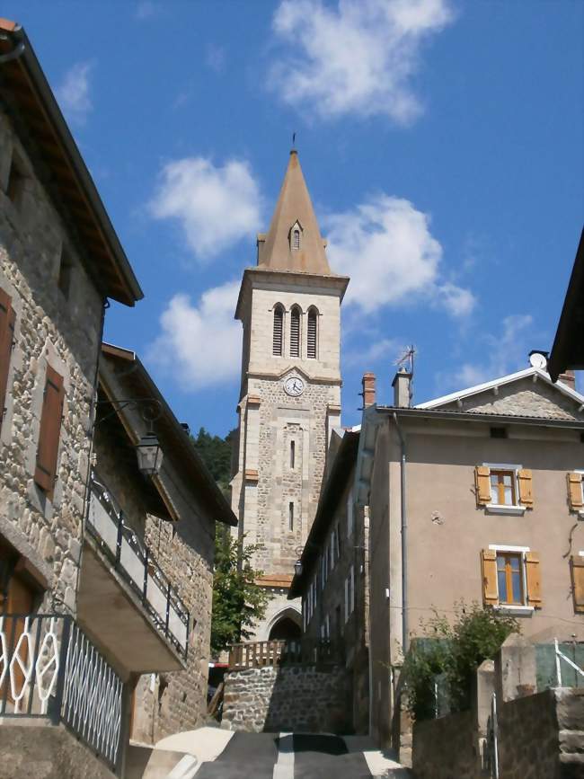 Rochepaule, aspect du village - Rochepaule (07320) - Ardèche