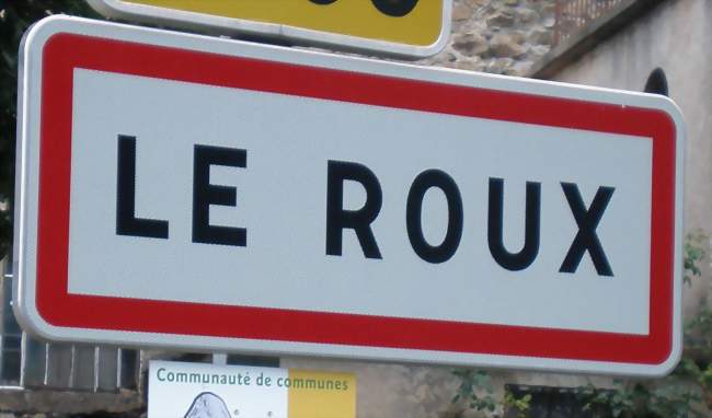 Le panneau dentrée du Roux - Le Roux (07560) - Ardèche