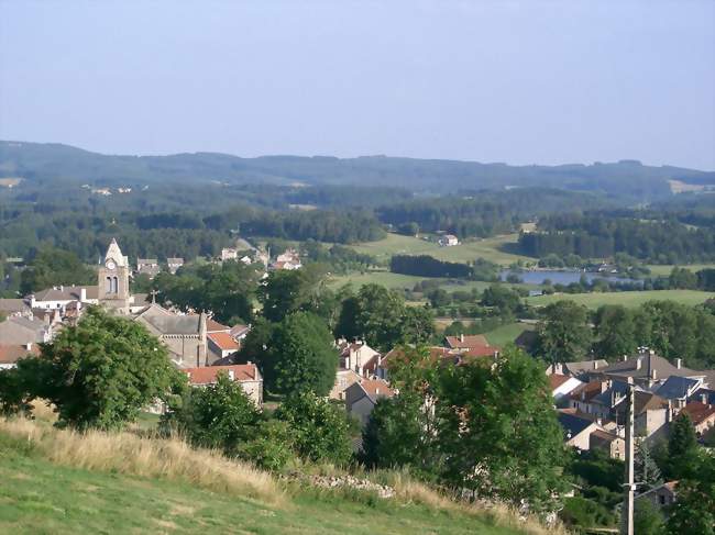 Saint Agrève depuis le mont Chiniac - Saint-Agrève (07320) - Ardèche